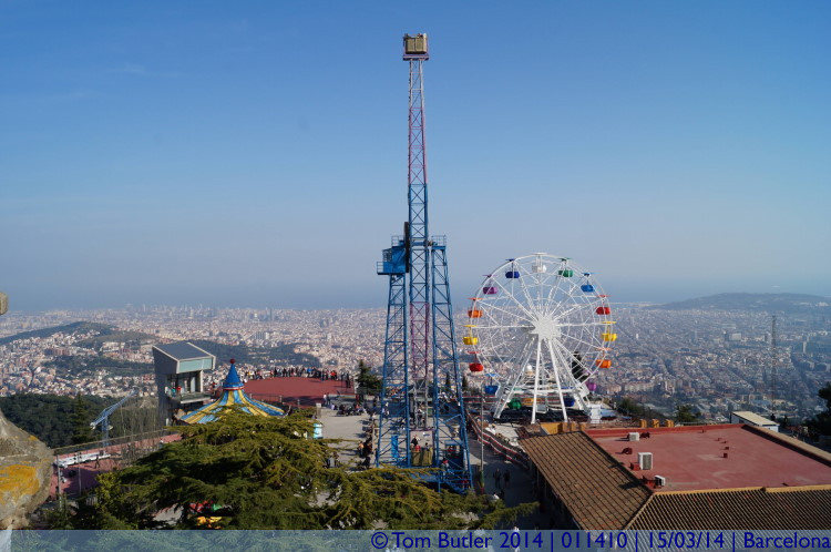Photo ID: 011410, View from the temple, Barcelona, Spain