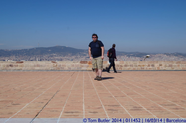 Photo ID: 011452, Standing on the roof, Barcelona, Spain