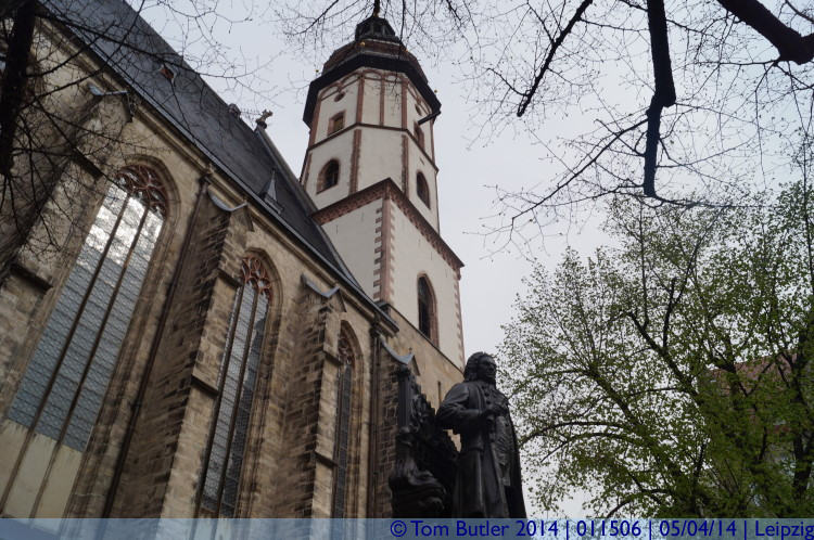 Photo ID: 011506, Bach by his church, Leipzig, Germany