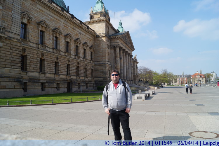 Photo ID: 011549, In front of the court, Leipzig, Germany