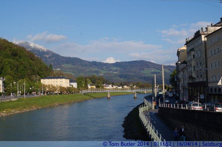 Photo ID: 011652, View from the Salzach, Salzburg, Austria