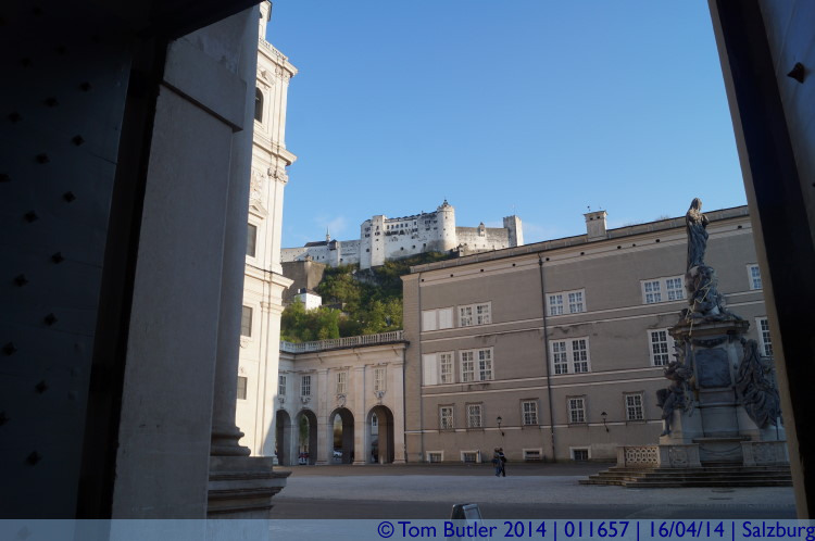 Photo ID: 011657, Fortress from the Alte Residenz, Salzburg, Austria