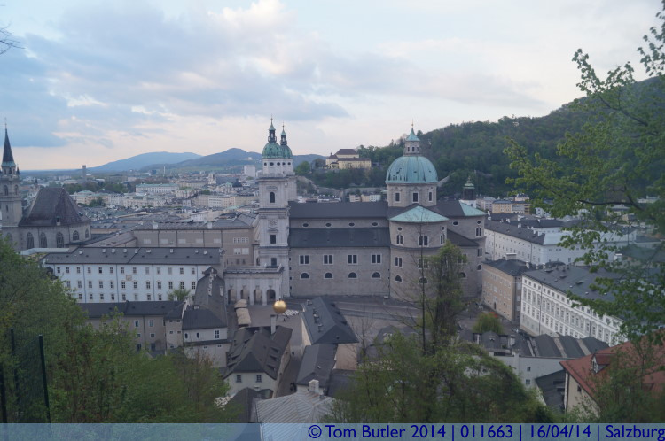 Photo ID: 011663, View from the funicular, Salzburg, Austria