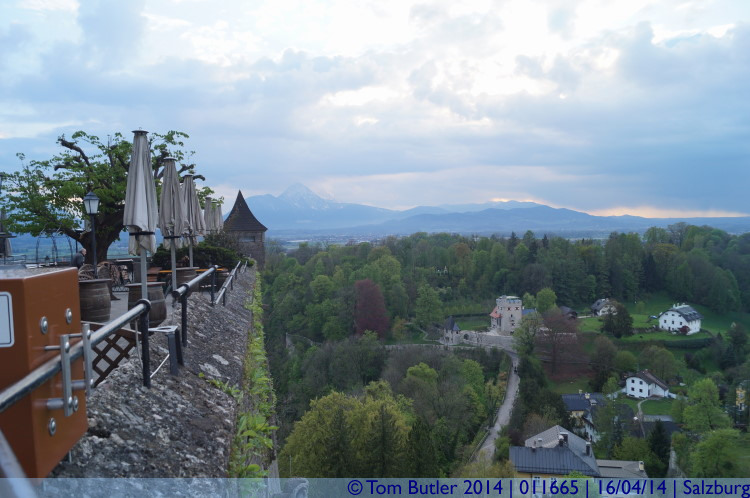 Photo ID: 011665, Along the fortress walls, Salzburg, Austria
