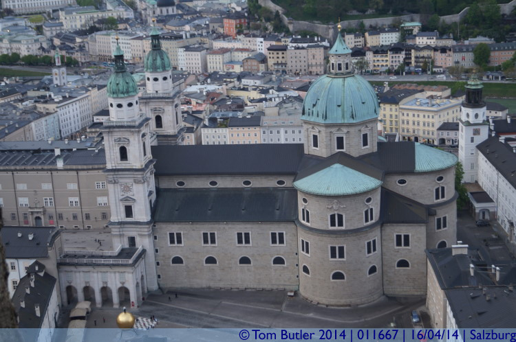 Photo ID: 011667, Cathedral from the fortress, Salzburg, Austria