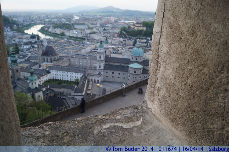 Photo ID: 011674, Looking down on the Dom, Salzburg, Austria