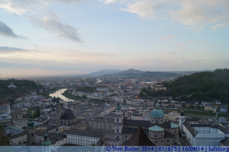 Photo ID: 011675, Sunset over Salzburg, Salzburg, Austria