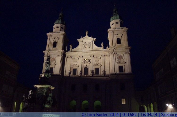 Photo ID: 011682, Front of the Cathedral, Salzburg, Austria