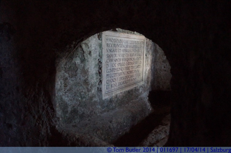 Photo ID: 011697, Inside the catacombs, Salzburg, Austria
