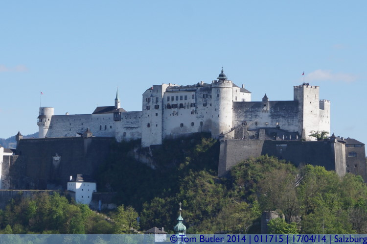Photo ID: 011715, Fortress seen from the Mnchsberg, Salzburg, Austria