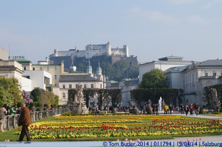Photo ID: 011794, Fortress from Mirabell, Salzburg, Austria