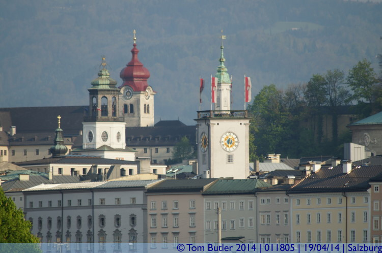 Photo ID: 011805, Towers of the old town, Salzburg, Austria
