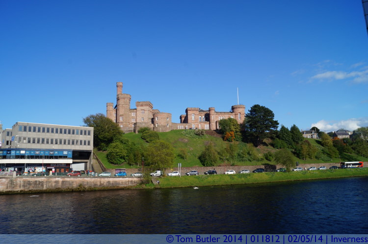Photo ID: 011812, The castle in the late afternoon sun, Inverness, Scotland