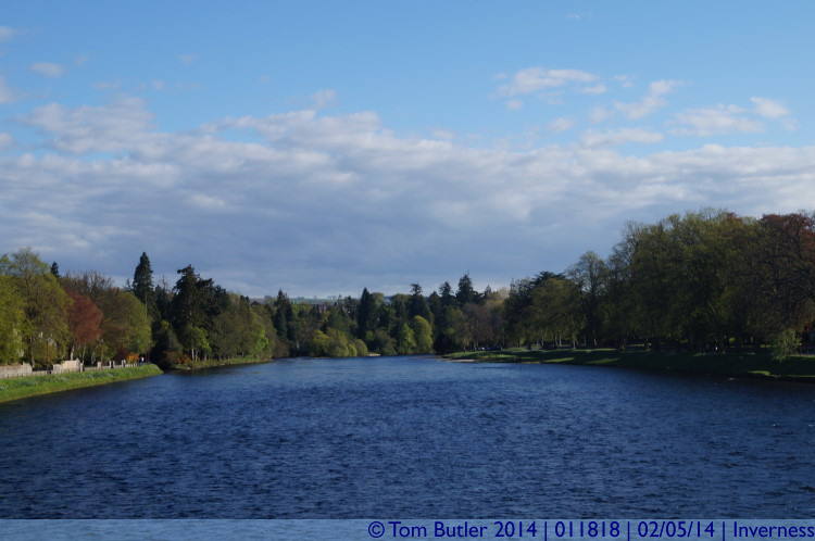 Photo ID: 011818, Looking up the Ness, Inverness, Scotland