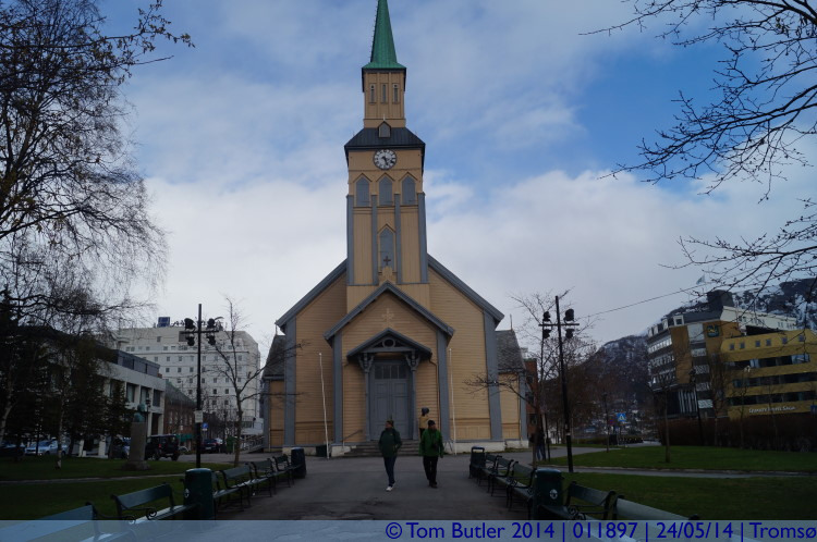 Photo ID: 011897, Front of the Cathedral, Troms, Norway