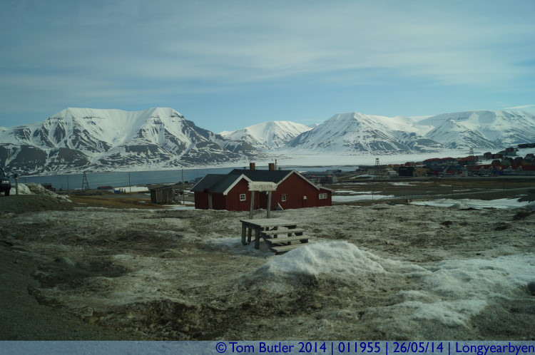Photo ID: 011955, When the sun hits the top step, winter has ended, Longyearbyen, Norway