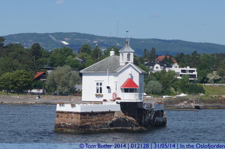 Photo ID: 012128, A Norwegian lighthouse, In the Oslofjorden, Norway