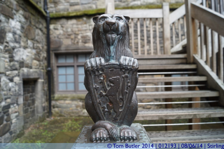 Photo ID: 012193, A rather cheerful lion, Stirling, Scotland
