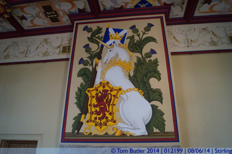 Photo ID: 012199, Palace Unicorn, Stirling, Scotland