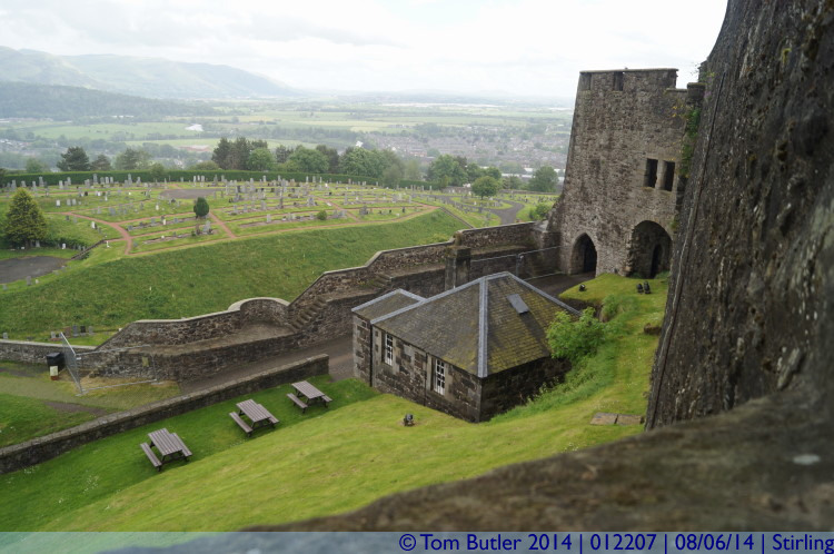Photo ID: 012207, Castle and cemetery, Stirling, Scotland