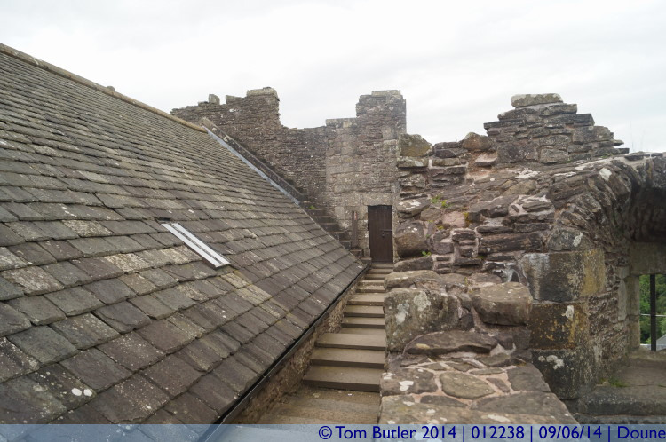 Photo ID: 012238, On the roof, Doune, Scotland