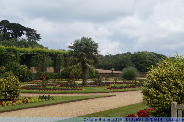 Photo ID: 012269, Formal gardens, Osborne, Isle of Wight