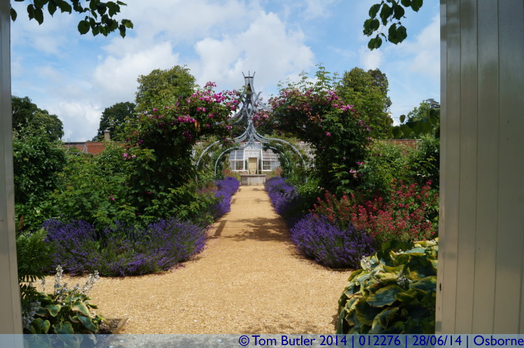 Photo ID: 012276, In the walled garden, Osborne, Isle of Wight