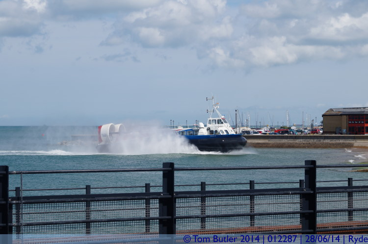 Photo ID: 012287, Hovercraft landing, Ryde, Isle of Wight