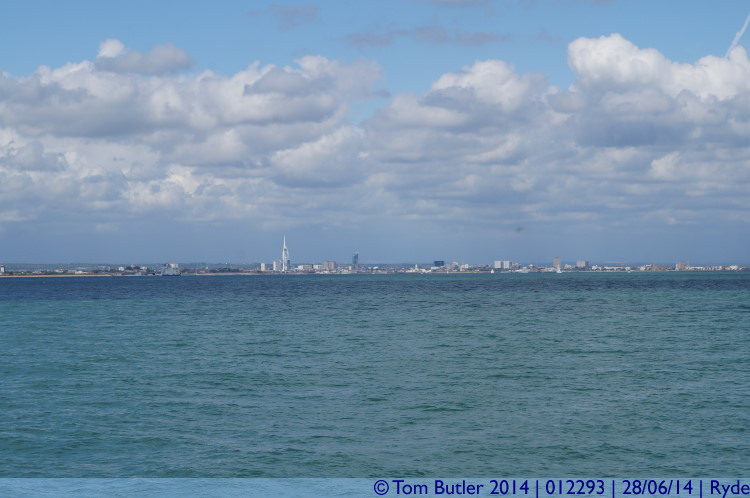Photo ID: 012293, Looking across the Solent, Ryde, Isle of Wight