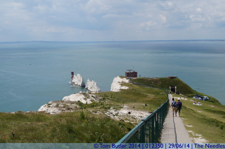 Photo ID: 012350, Needles and Old Battery, The Needles, Isle of Wight