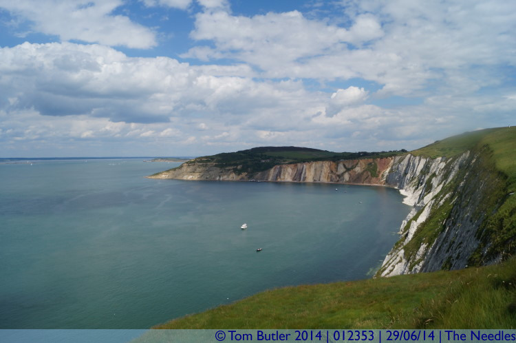 Photo ID: 012353, Coast by the Needles, The Needles, Isle of Wight