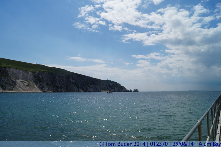 Photo ID: 012370, Towards the Needles, Alum Bay, Isle of Wight