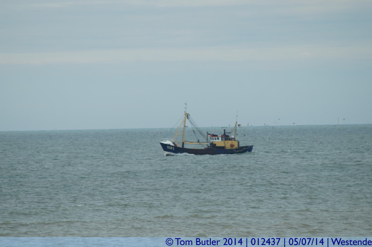 Photo ID: 012437, A trawler, Westende, Belgium