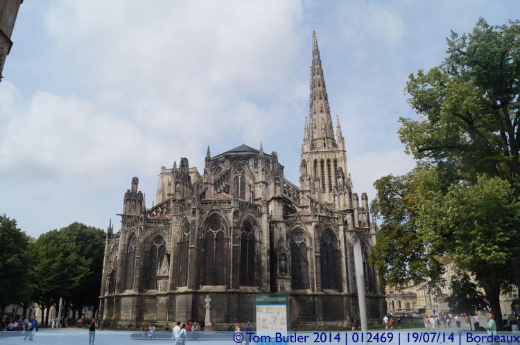 Photo ID: 012469, The rear of the Cathedral, Bordeaux, France
