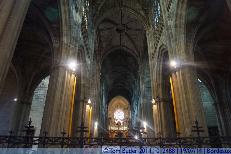Photo ID: 012488, Inside the Basilica, Bordeaux, France