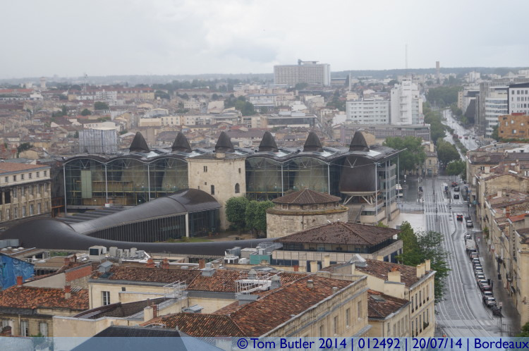 Photo ID: 012492, Looking down on the Court of First Instance, Bordeaux, France
