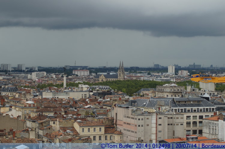Photo ID: 012498, View from the Tour Pey-Berland, Bordeaux, France