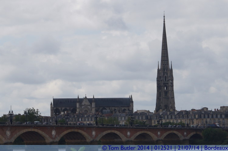 Photo ID: 012521, Looking across the Garonne, Bordeaux, France