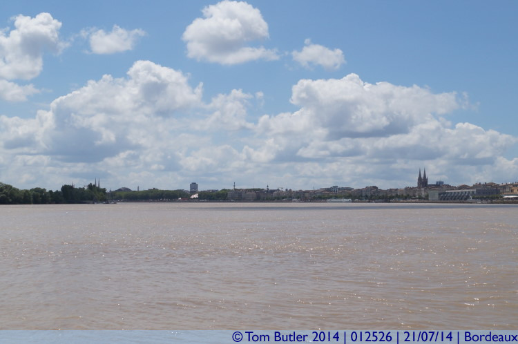 Photo ID: 012526, View from the Garonne, Bordeaux, France