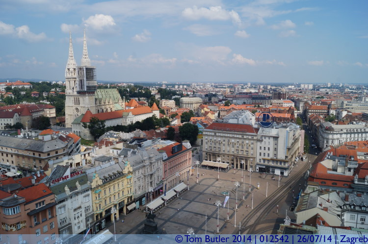 Photo ID: 012542, The view from the Zagreb Eye, Zagreb, Croatia