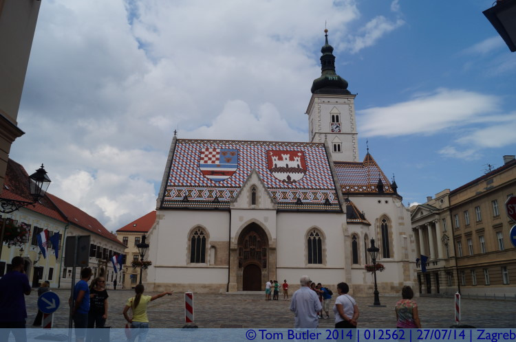 Photo ID: 012562, St Marks Church, Zagreb, Croatia