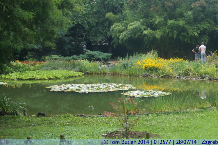 Photo ID: 012577, Botanical Gardens lake, Zagreb, Croatia