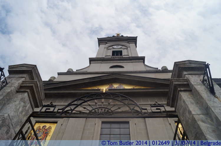 Photo ID: 012649, Front of the Cathedral, Belgrade, Serbia
