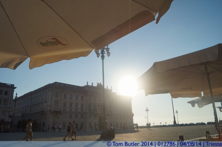 Photo ID: 012786, The view from a very nice caf, Trieste, Italy