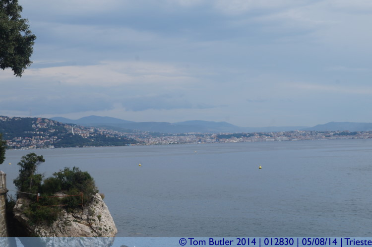 Photo ID: 012830, View from Castello Miramare, Trieste, Italy