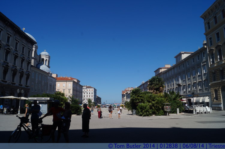 Photo ID: 012838, Looking back towards the Grand Canal, Trieste, Italy