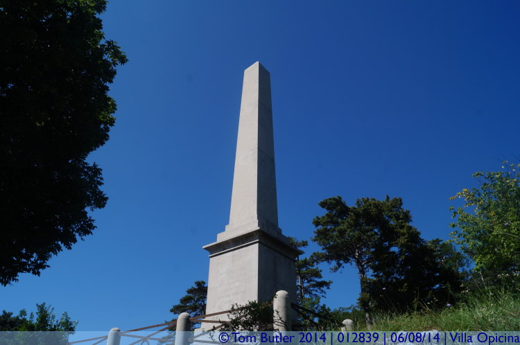 Photo ID: 012839, The Obelisk, Villa Opicina, Italy