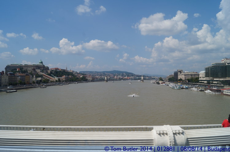 Photo ID: 012881, View from the Elizabeth Bridge, Budapest, Hungary