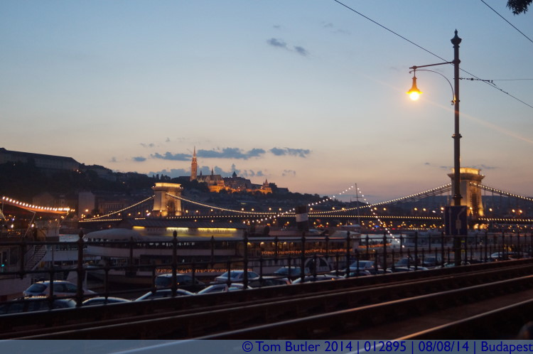 Photo ID: 012895, Twilight over the Danube, Budapest, Hungary