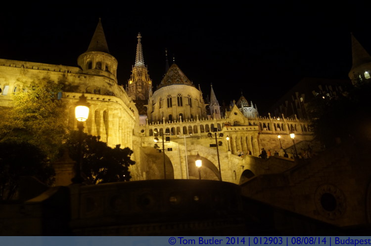 Photo ID: 012903, Fisherman's Bastion and Cathedral, Budapest, Hungary